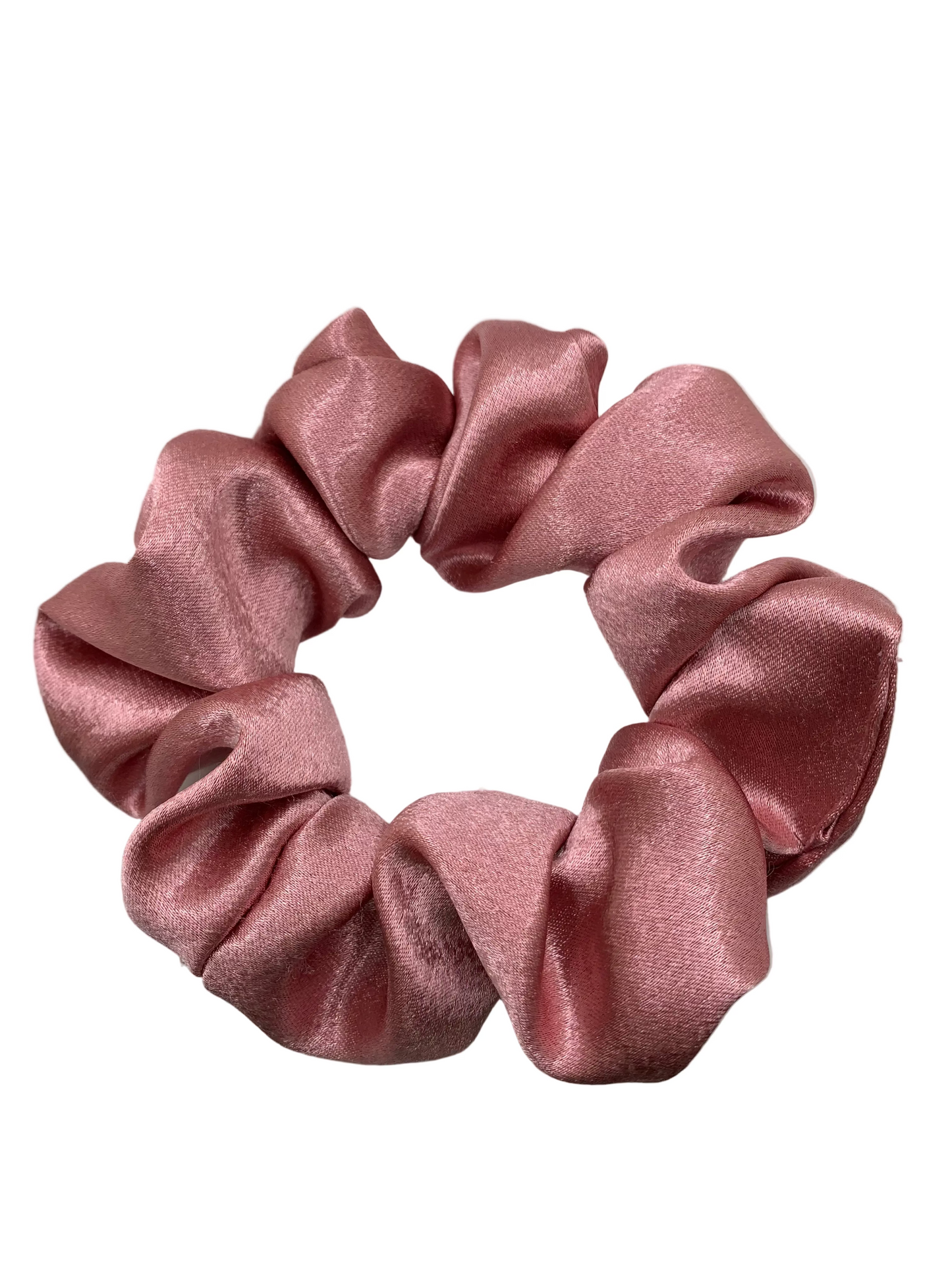 Rita Mauve Satin Hair Scrunchie