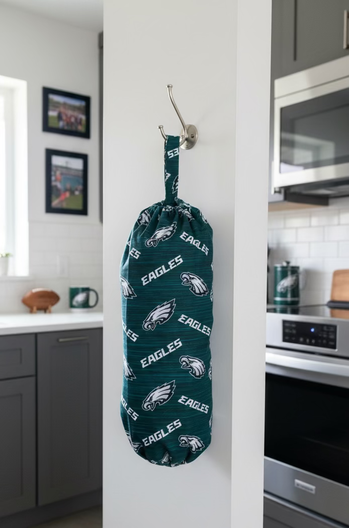 Philadelphia Football Team Grocery Bag Holder