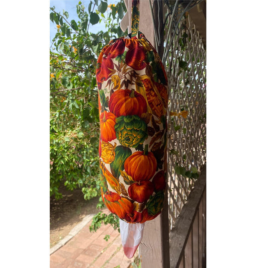 Thanksgiving Cotton Reusable Grocery Bag Holder