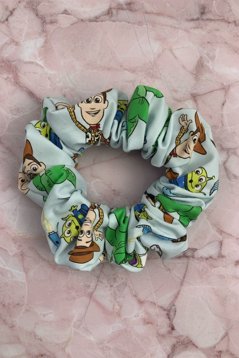 Cowboy & Friends Cotton Hair Scrunchie