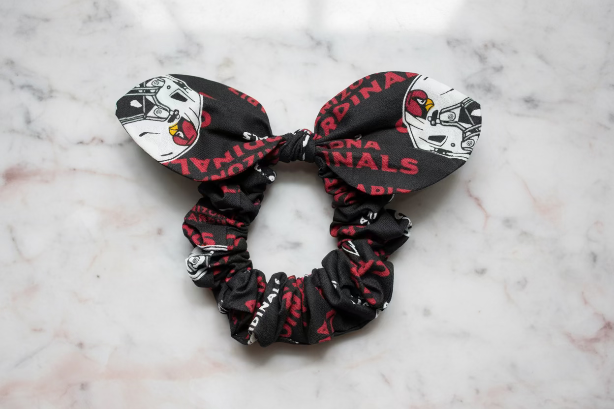 Red Sea Bunny Ear Hair Scrunchie