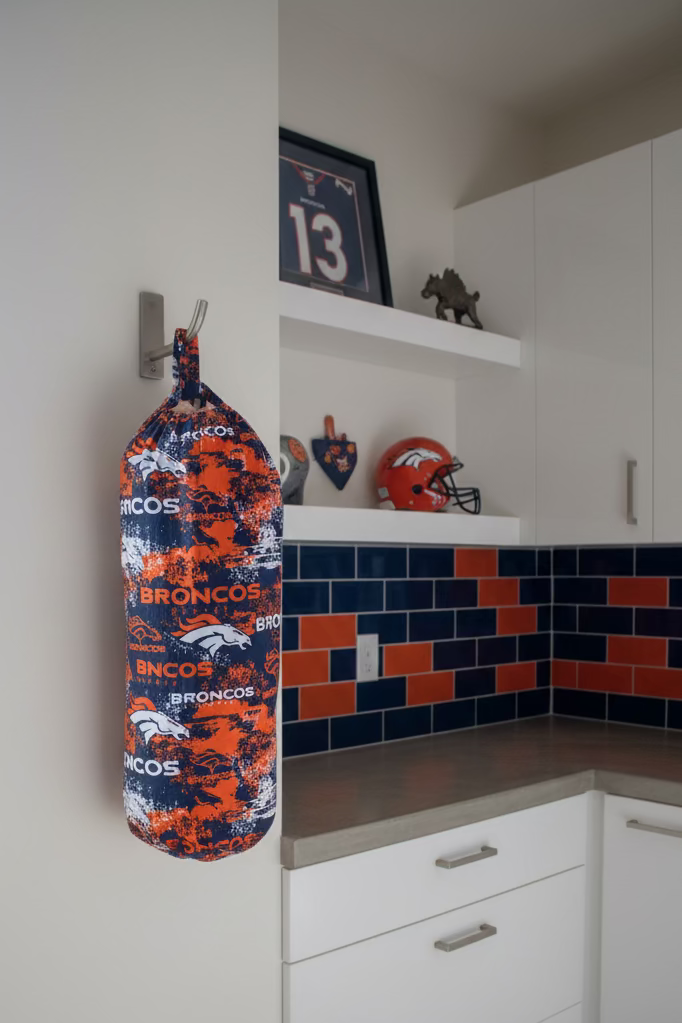 Denver Football Team Grocery Bag Holder