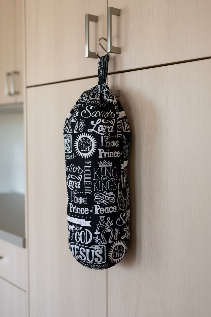 Names Of God Grocery Bag Holder