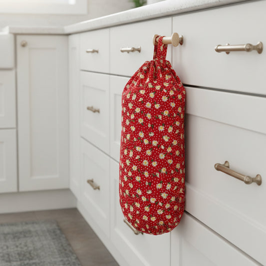 Miss Daisy Cotton Reusable Grocery Bag Holder